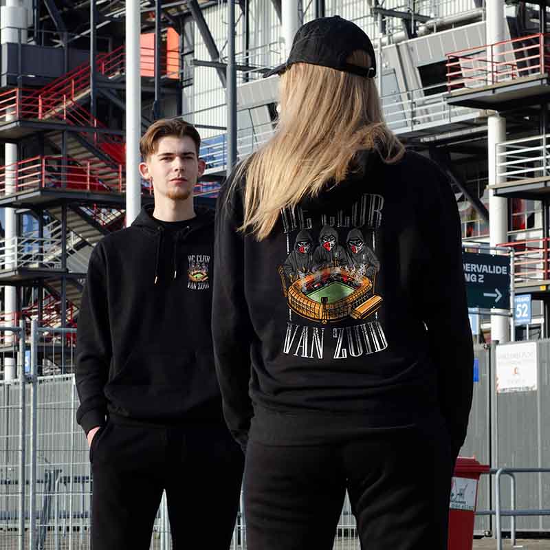 Hoodie relax zwart - De club van Zuid - Kuip