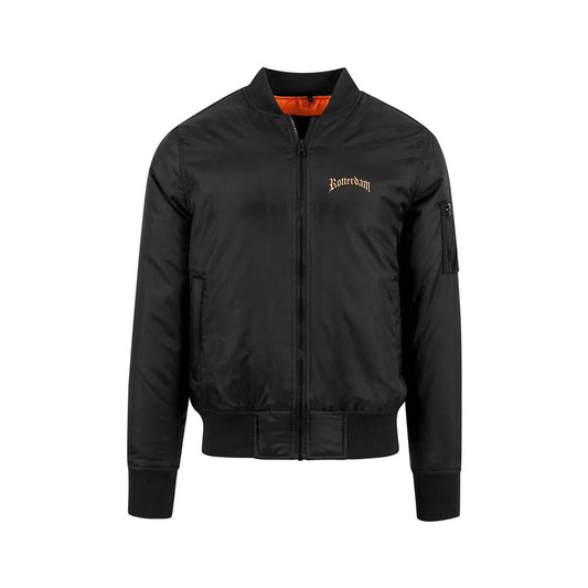 Bomberjack zwart - Gouden Stad