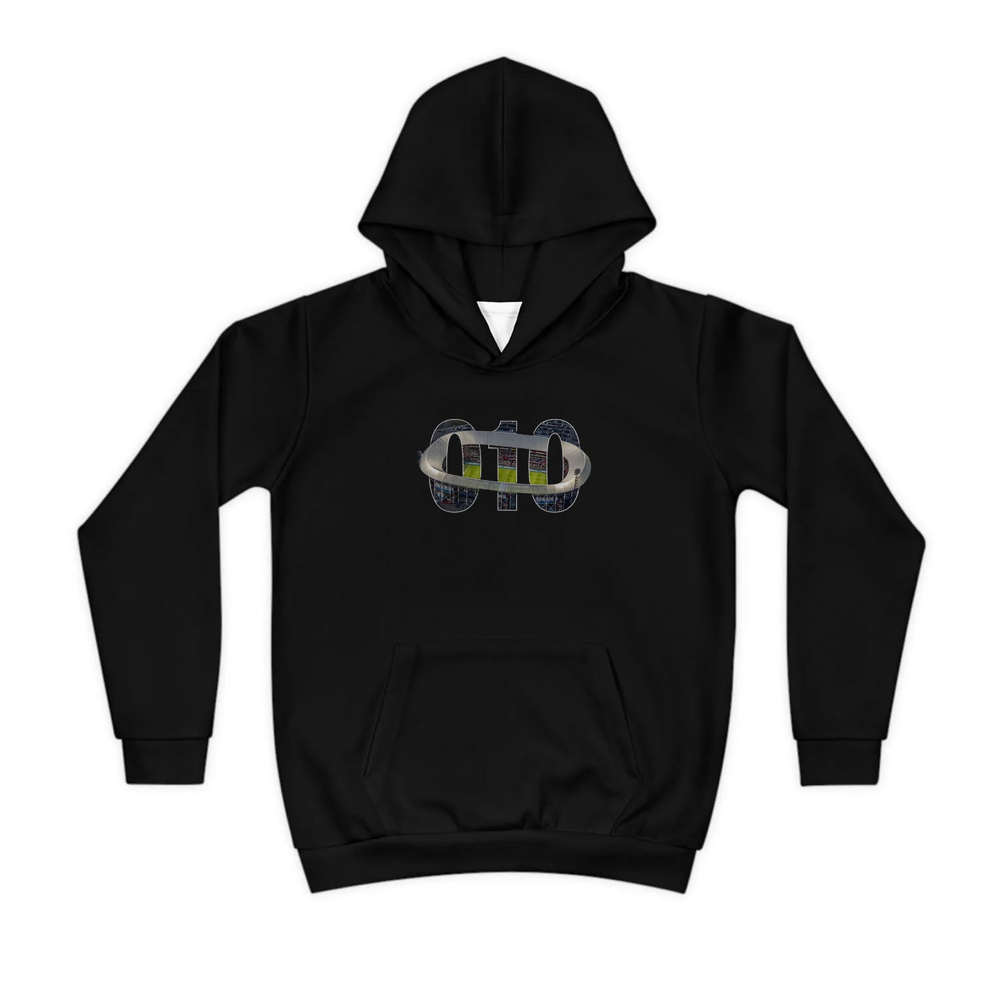 Hoodie regular zwart - kids - 010 Stadion