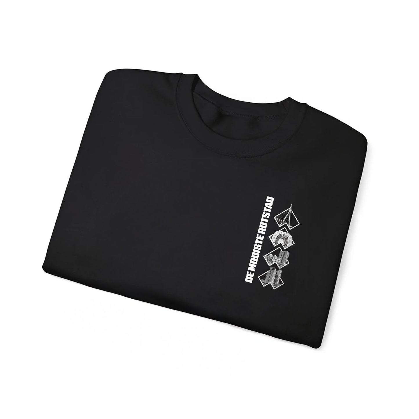 Sweater regular zwart - De Mooiste Rotstad