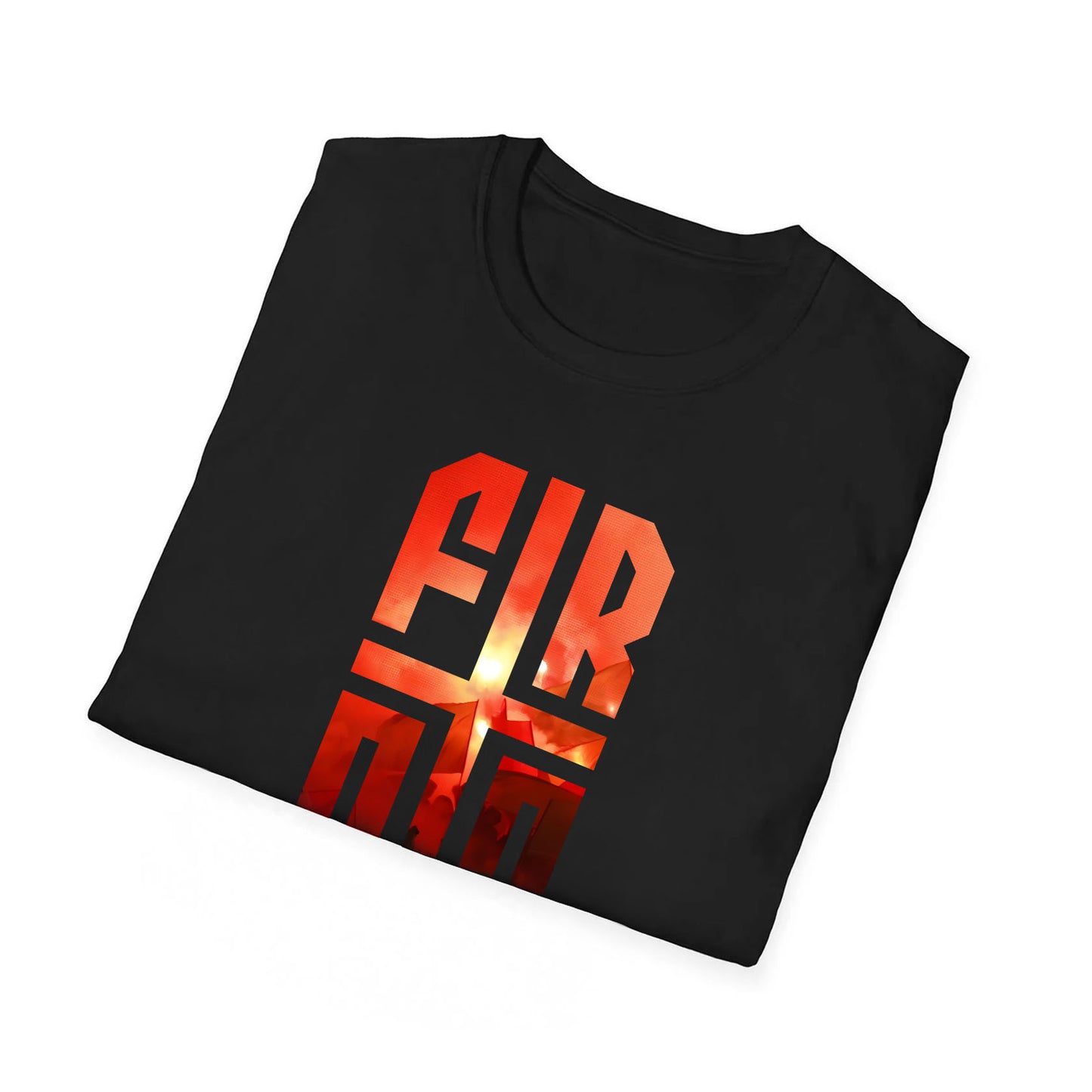 T-shirt regular zwart - FR010