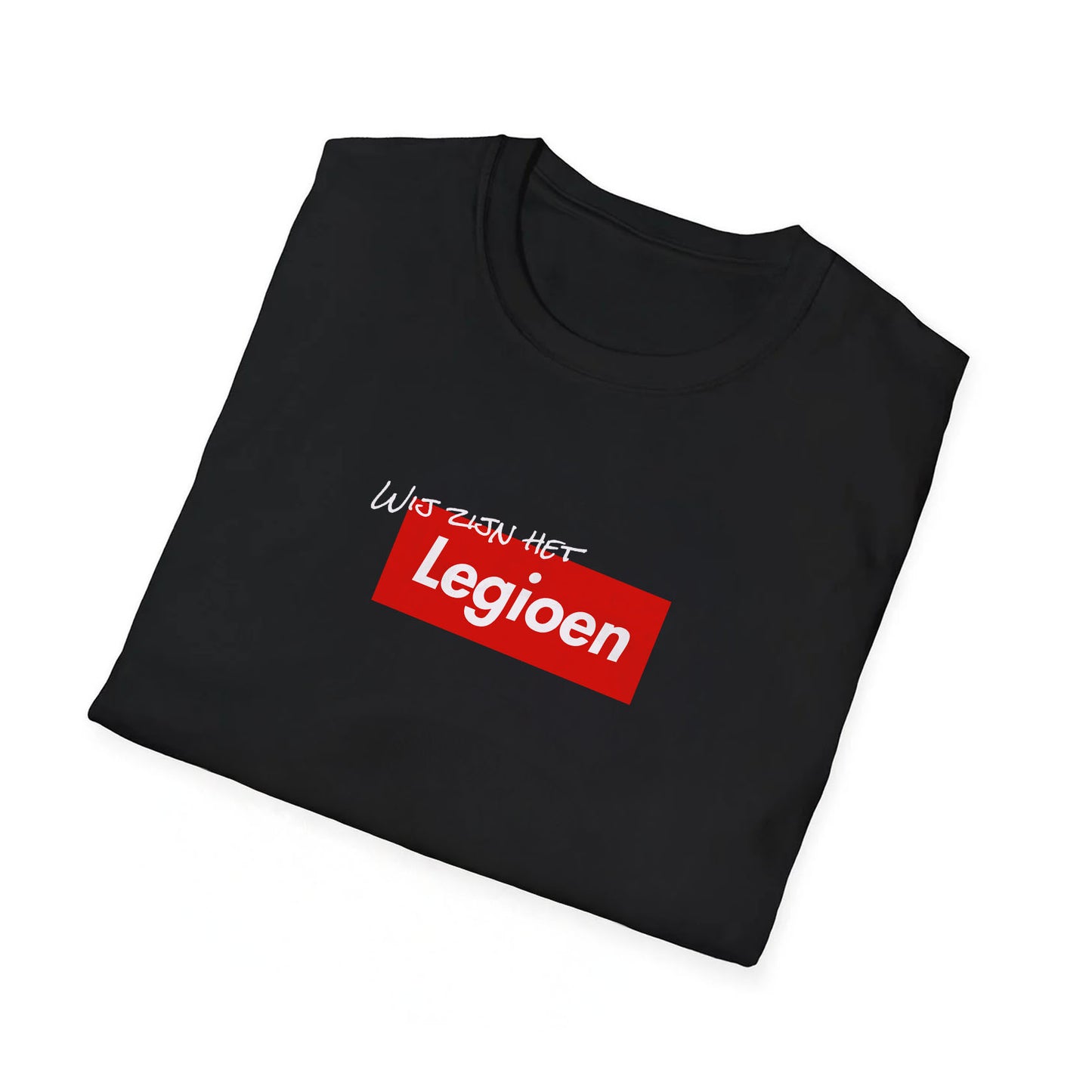 T-shirt regular zwart - Wij zijn het Legioen