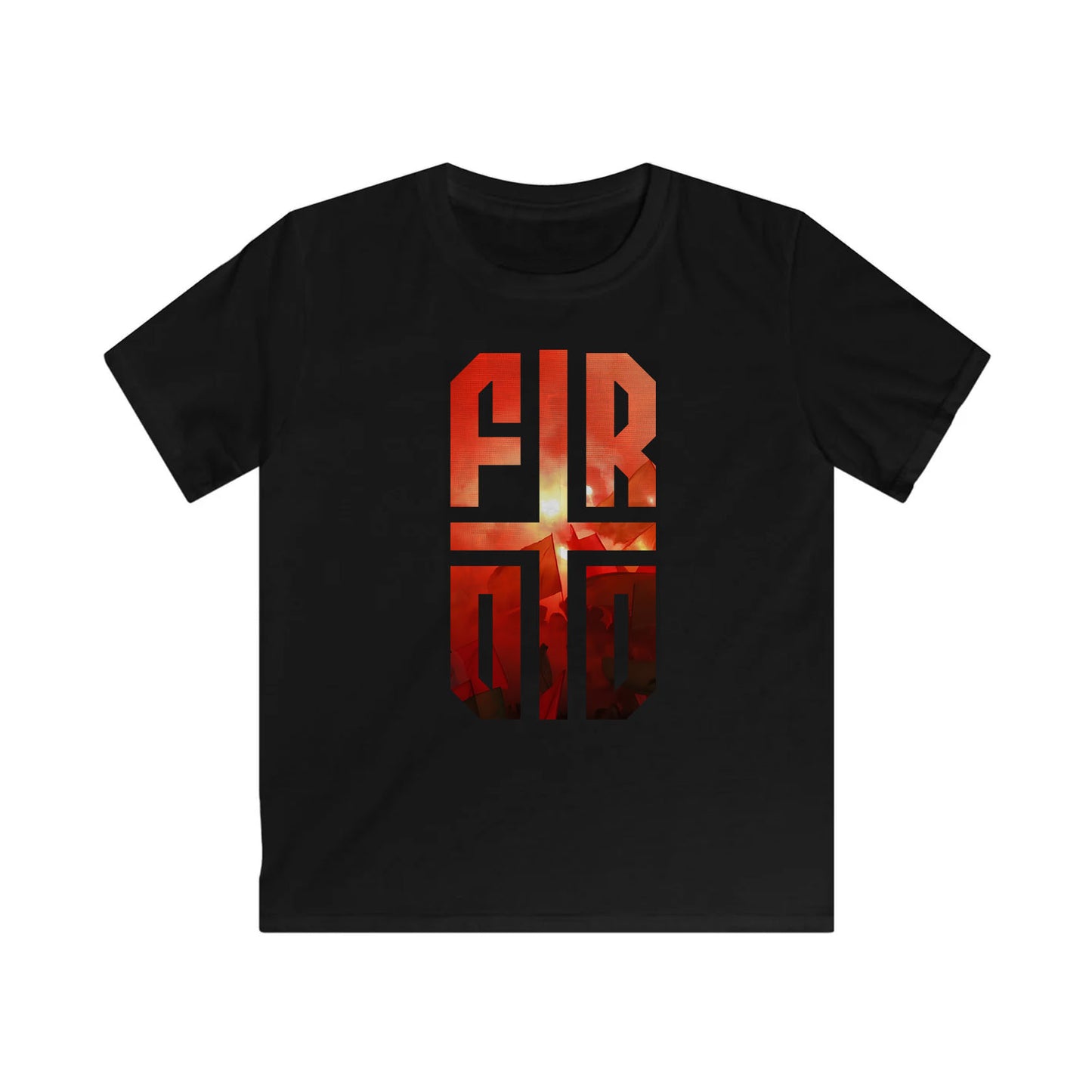 T-shirt regular zwart - kids - FR010