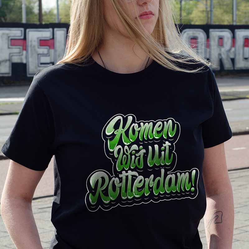 T-shirt regular - Komen wij uit Rotterdam