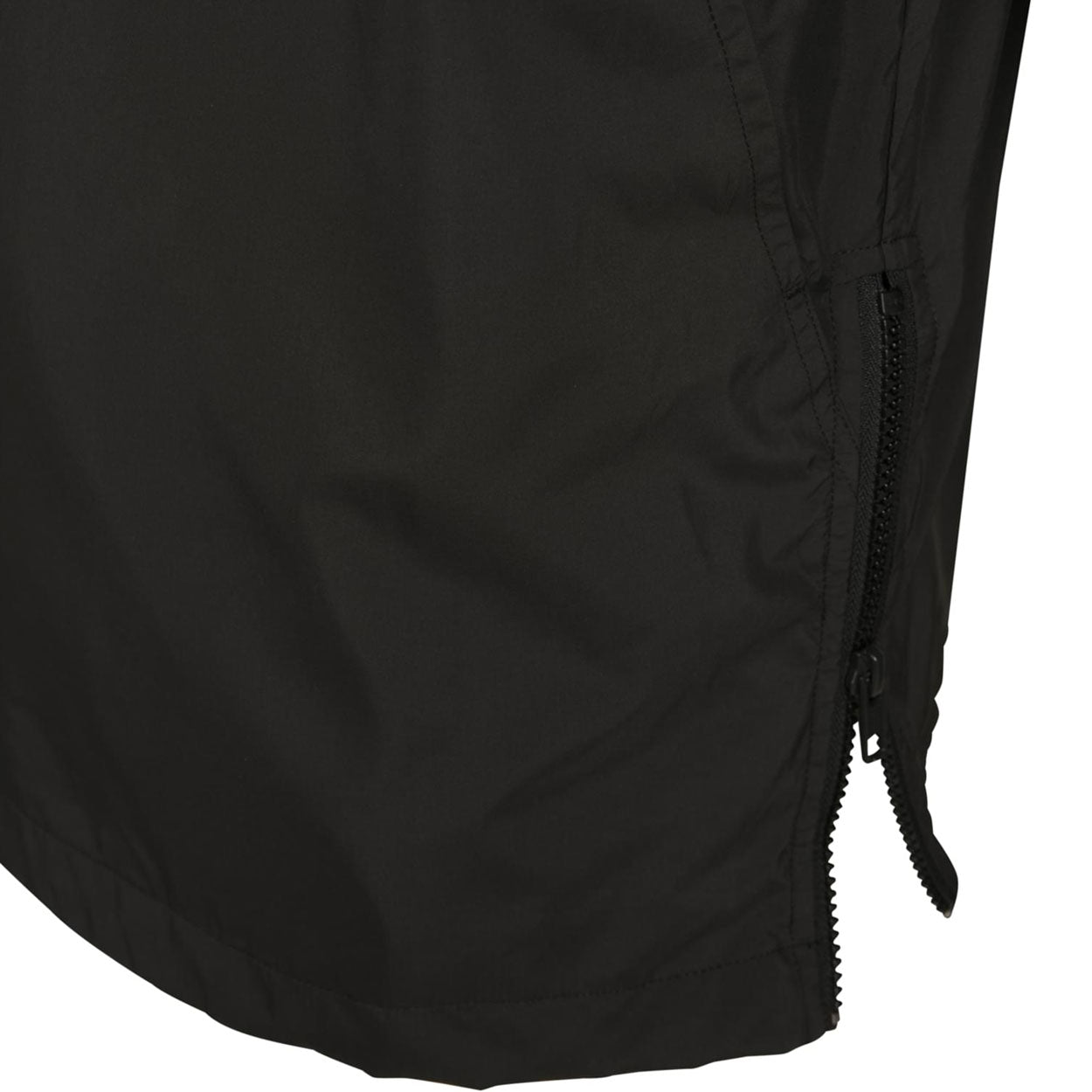 Windbreaker overhead jas zwart - FR - Wat gaan we doen vandaag - logo links