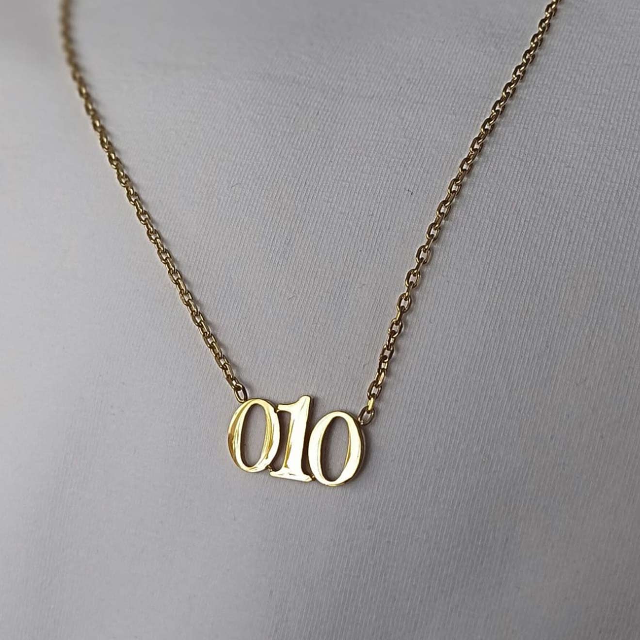 010 Ketting - dames model - 48cm - 14k goud gelaagd