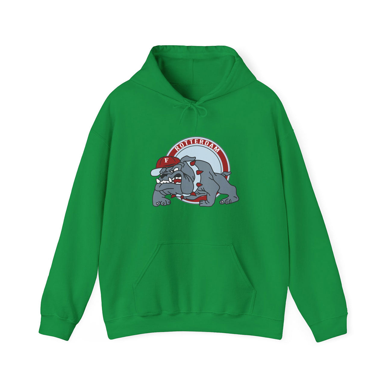 Hoodie relax - Bulldog Vintage - logo voor groot