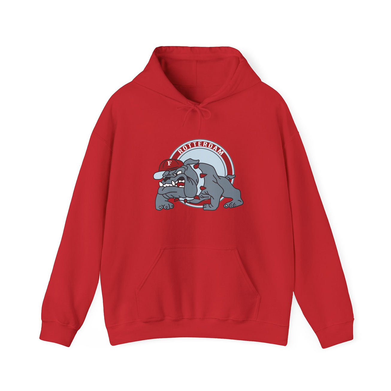 Hoodie relax - Bulldog Vintage - logo voor groot