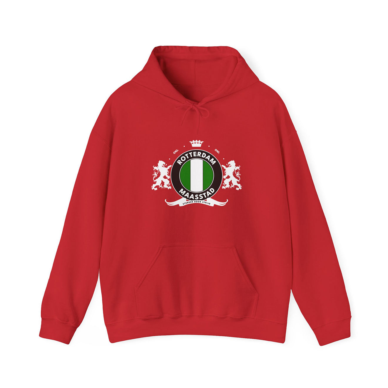 Hoodie relax - Het wapen van Rotterdam - logo voor groot