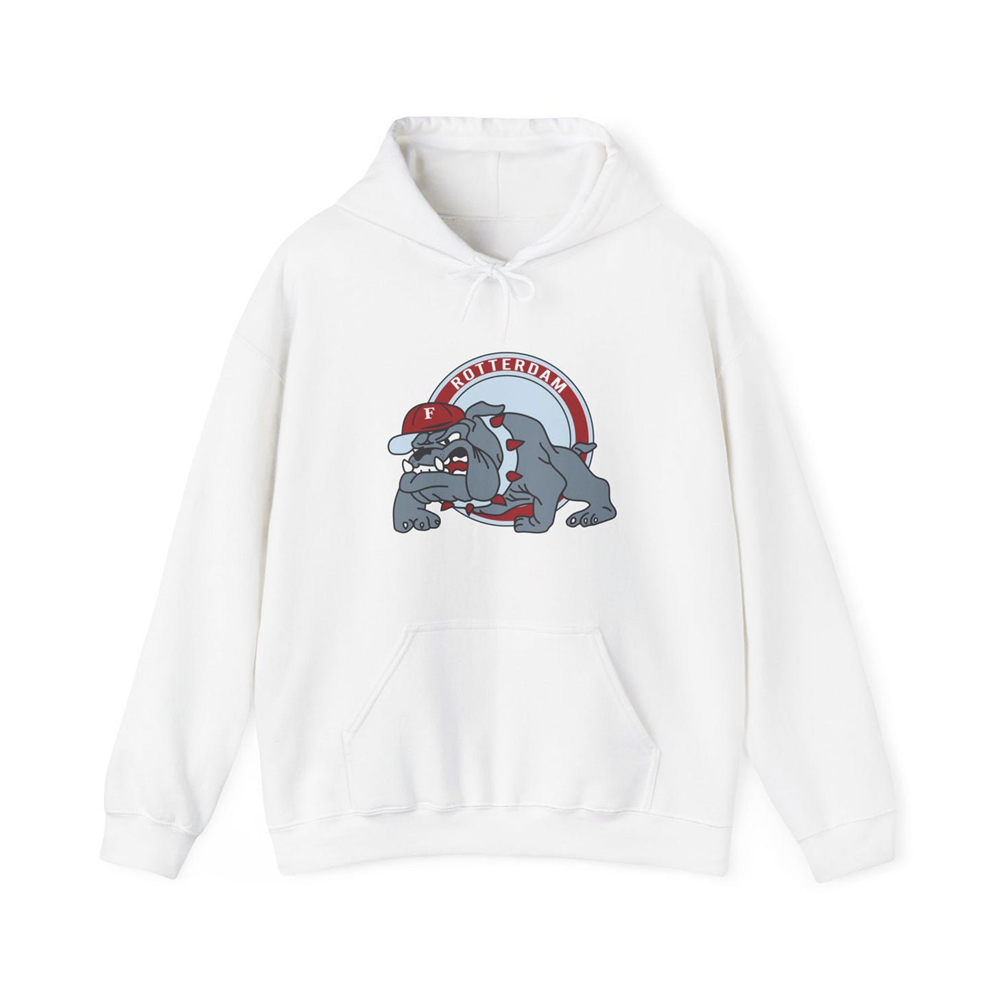 Hoodie relax - Bulldog Vintage - logo voor groot