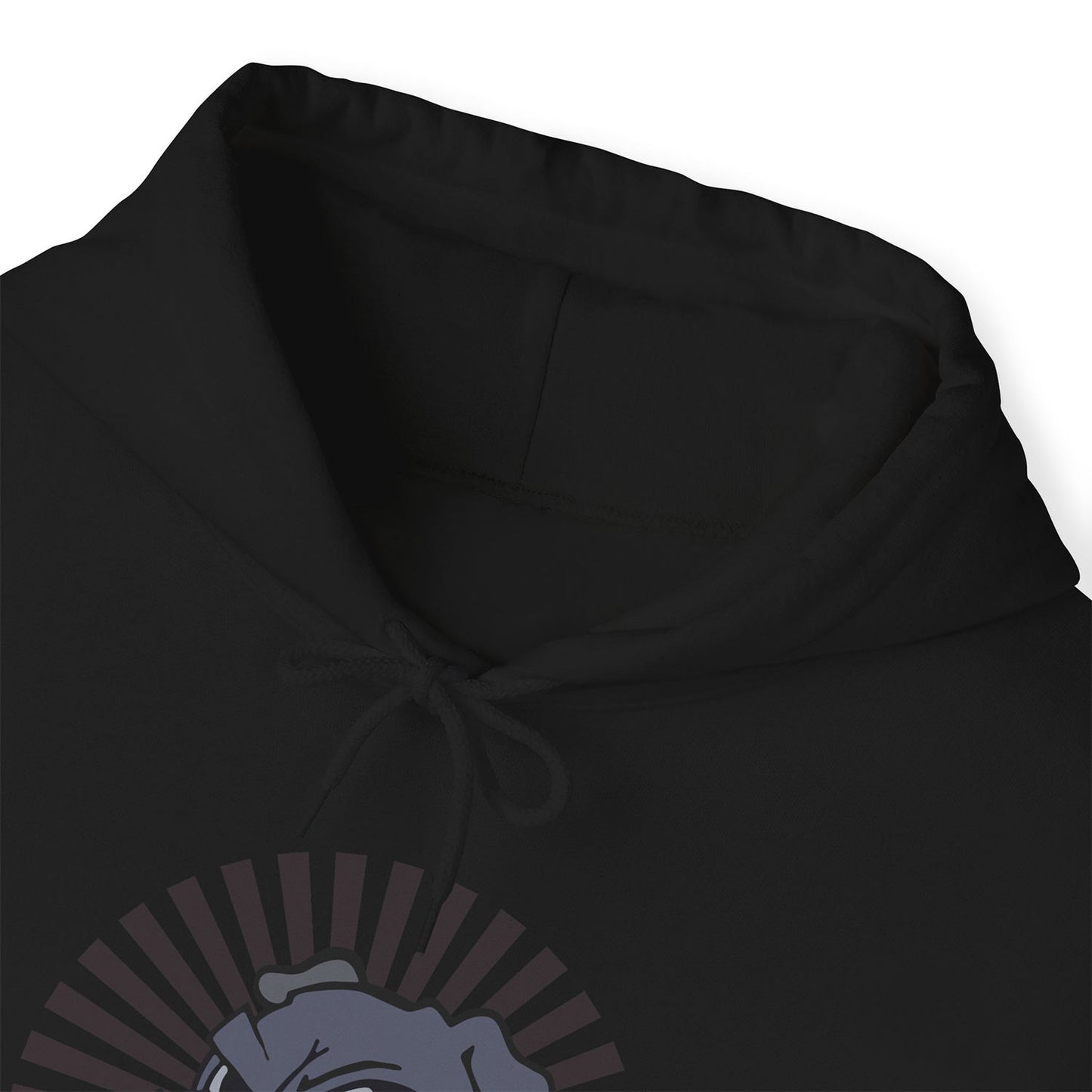 Hoodie relax - 100% Rotterdam - Bulldog - logo voor groot