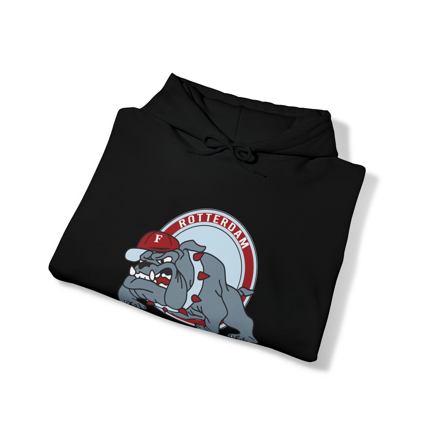 Hoodie relax - Bulldog Vintage - logo voor groot