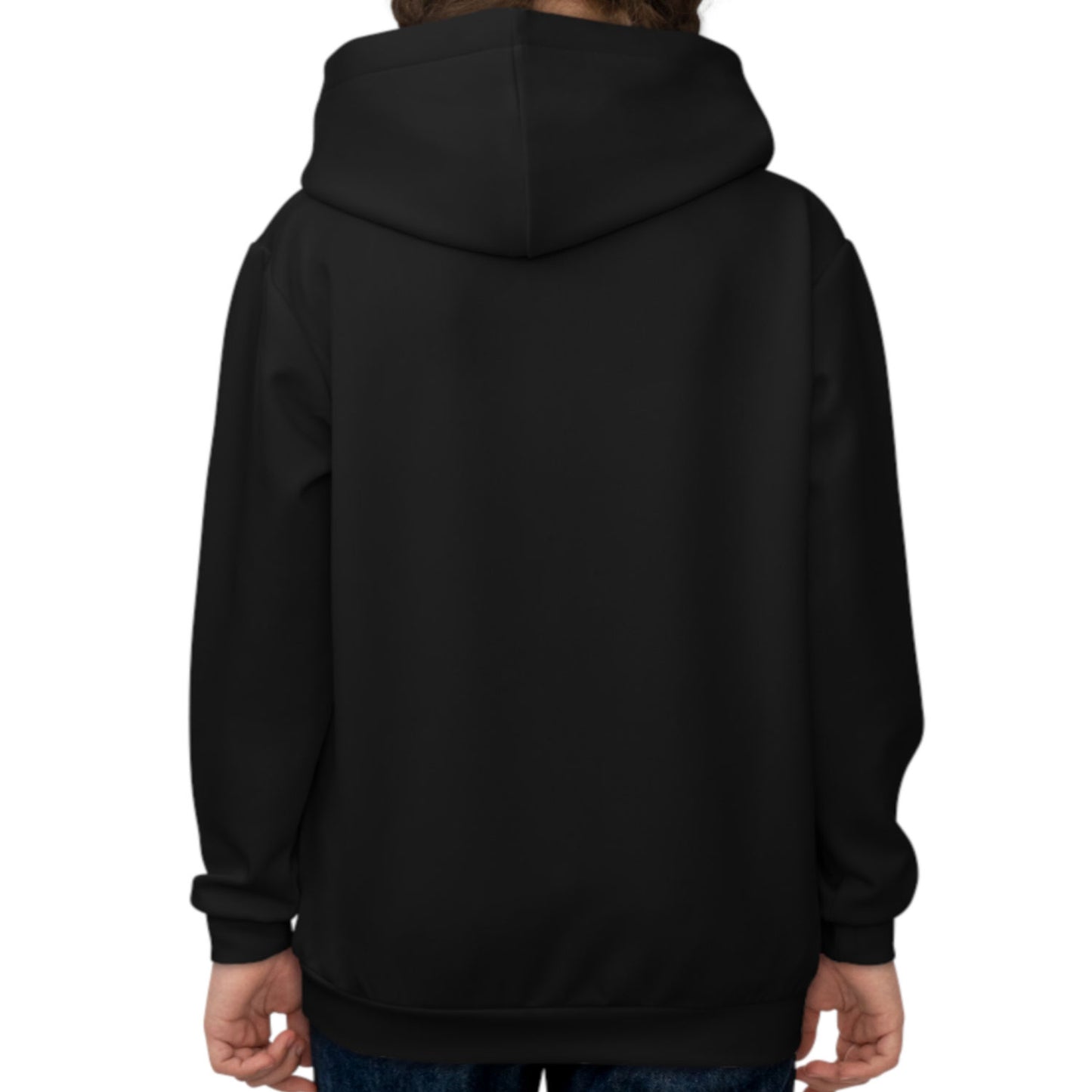 Hoodie regular zwart - kids - Bulldog Vintage - logo voor groot