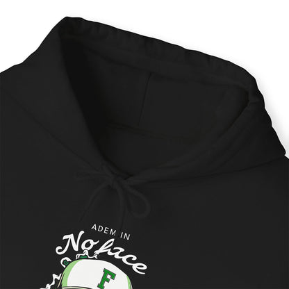Hoodie relax - Adem in adem Zuid - No face No case - logo voor groot