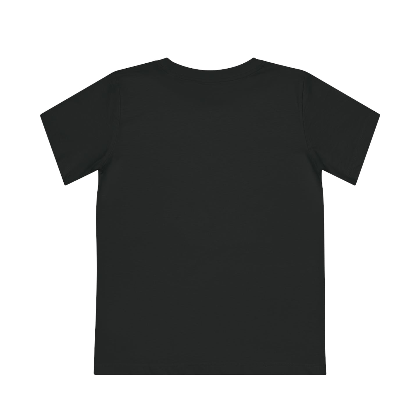 T-shirt regular zwart - kids - VAMOS!!! - logo voor groot