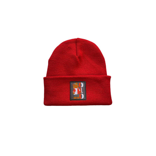 Muts beanie met badge - Kids - 010 beer