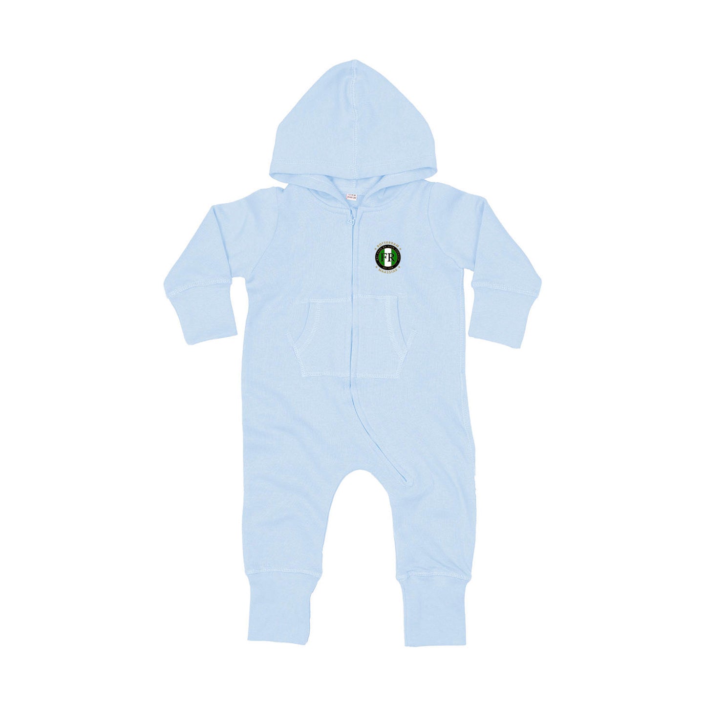 All-in-one baby onesie - FR - Wat gaan we doen vandaag - logo links