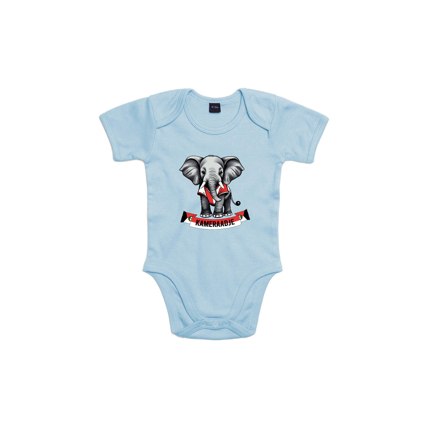 Rompertje baby - Kameraadje olifant - logo voor