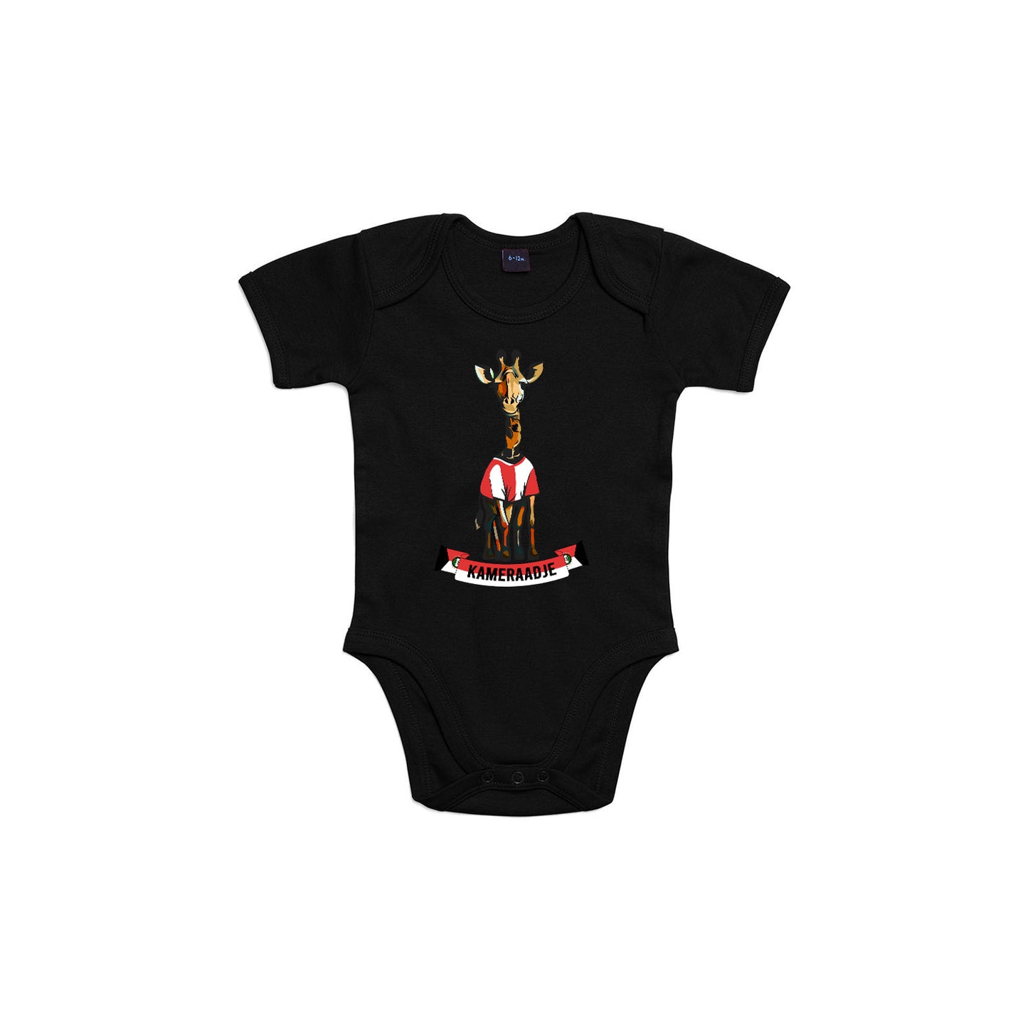 Rompertje baby - Kameraadje giraffe - logo voor
