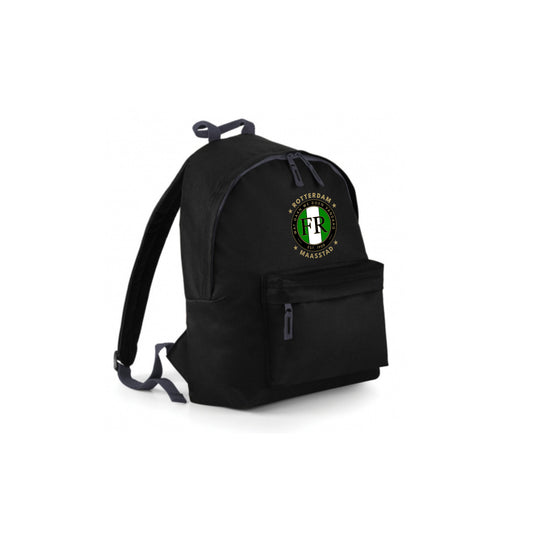 Zwarte kinder rugzak met Feyenoord logo