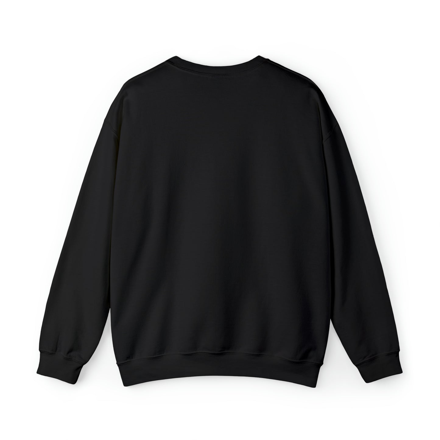 Sweater loose regular zwart - FR- Wat gaan we doen vandaag - logo voor groot