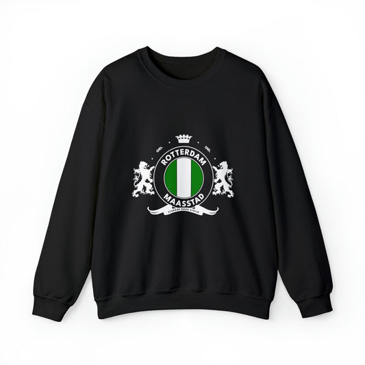 Sweater loose regular - Het wapen van Rotterdam - logo voor groot
