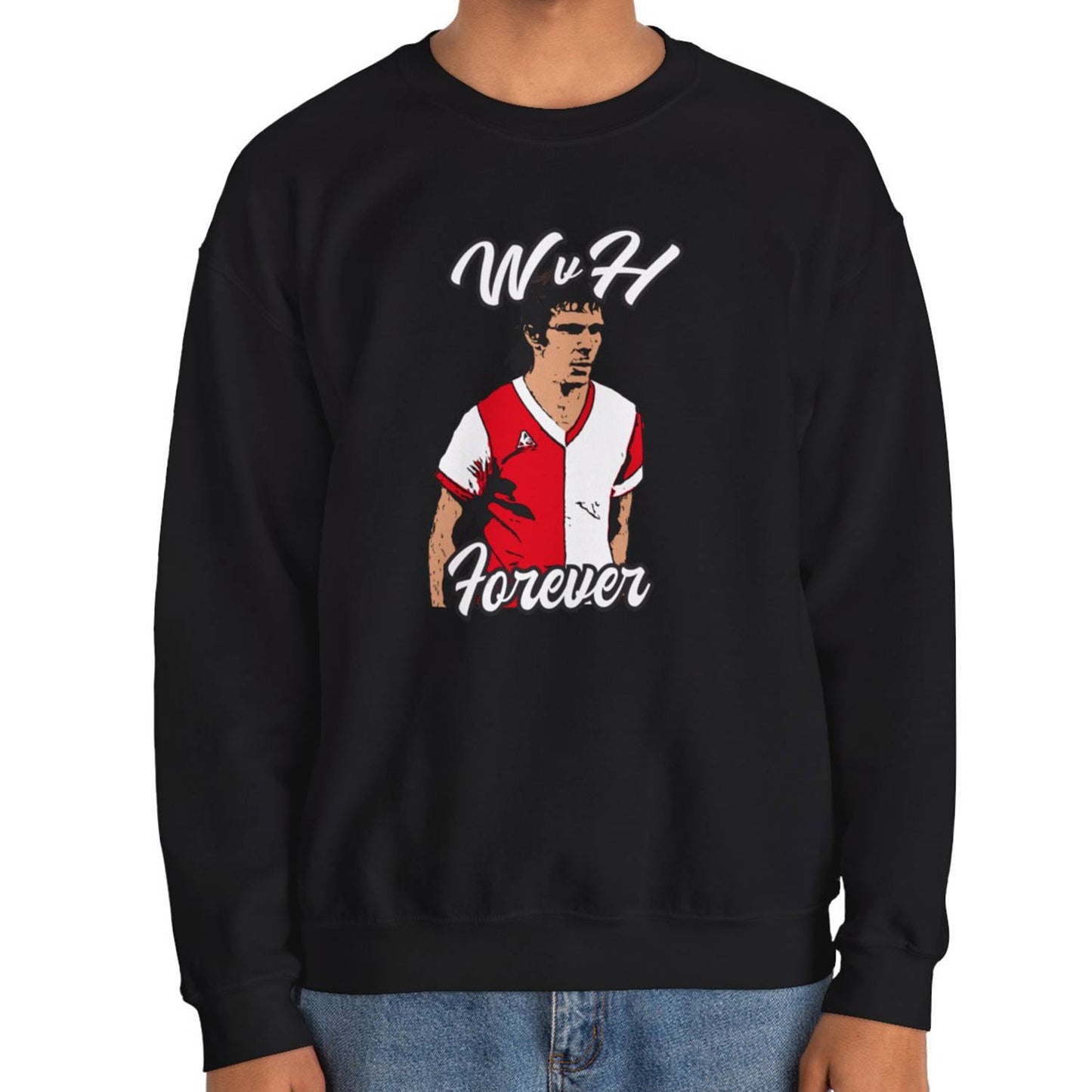 Sweater loose regular - WvH Forever - logo voor groot