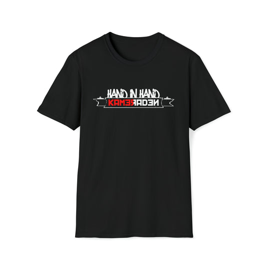 Zwart t-shirt met Feyenoord hand in hand kameraden