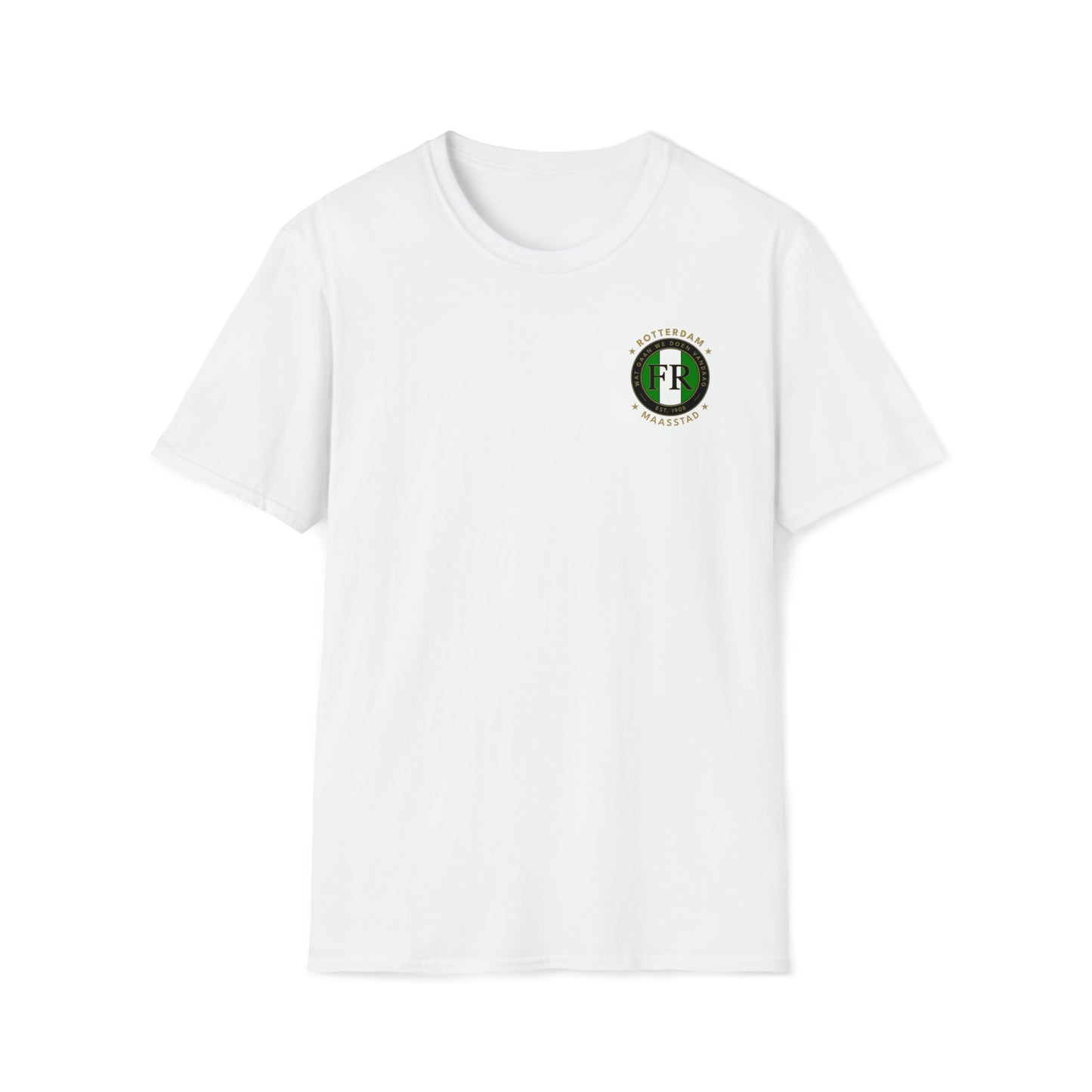 T-shirt regular - FR - Wat gaan we doen vandaag - logo links