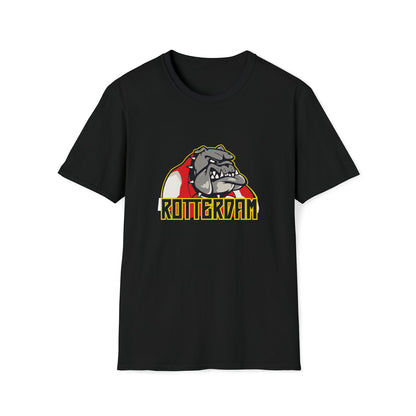 T-shirt regular - Bulldog Rotterdam - logo voor groot