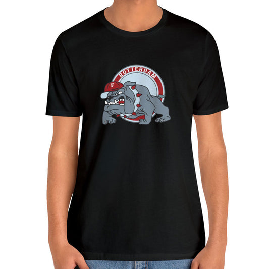 T-shirt regular - Bulldog Vintage - logo voor groot