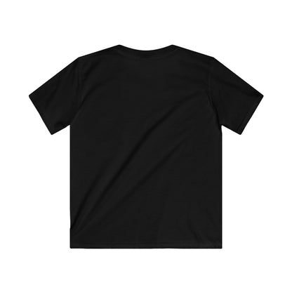 T-shirt regular zwart - kids - Kameraadje giraffe - logo voor groot