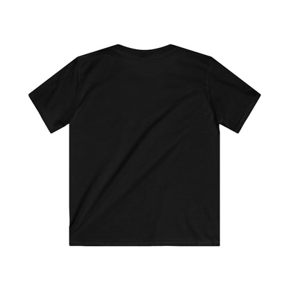 T-shirt regular zwart - kids - Kameraadje leeuw - logo voor groot