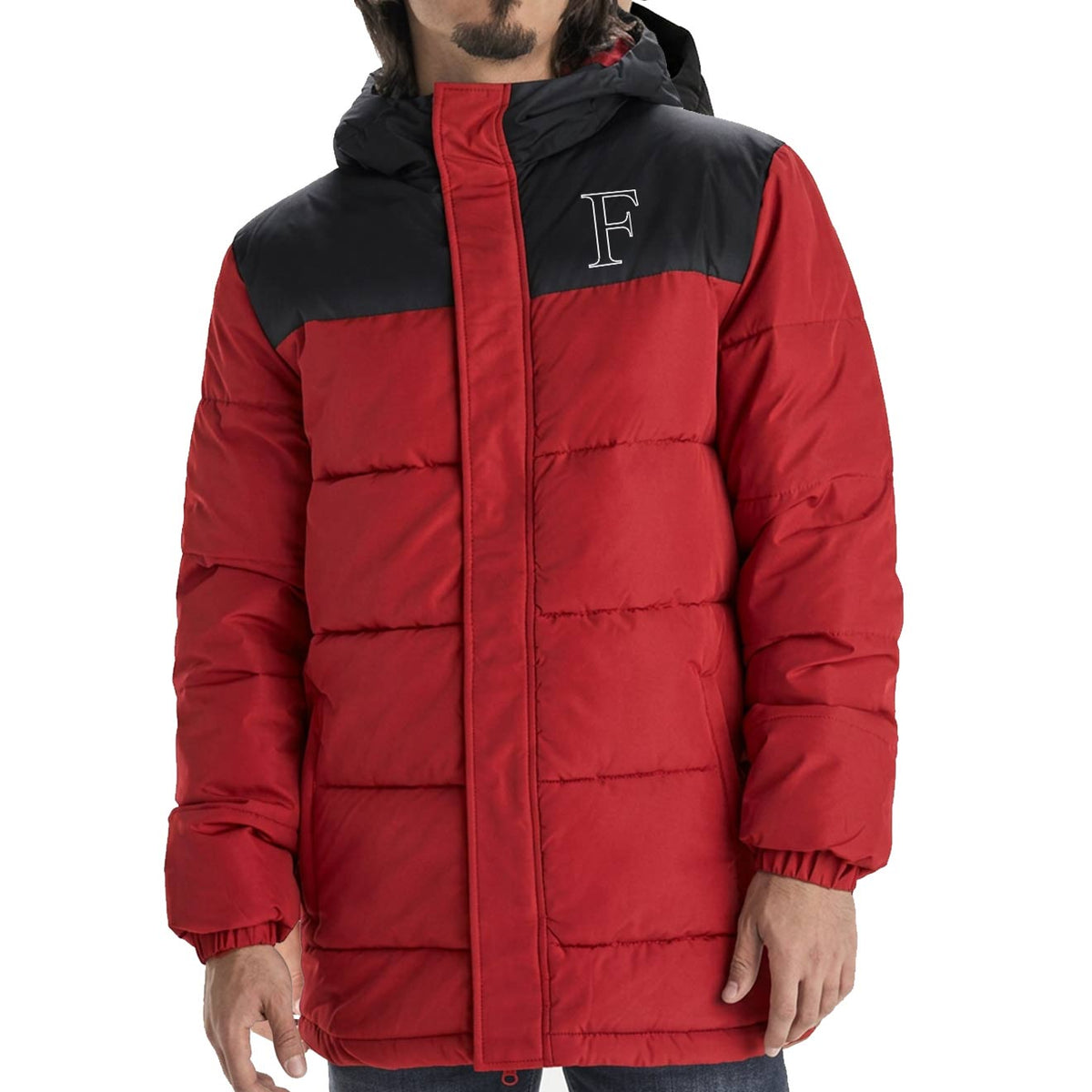 Winterjas 2-tone - F voorop