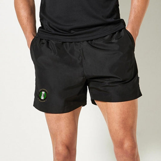 Zwembroek zwart - FR - Wat gaan we doen vandaag - logo rechts