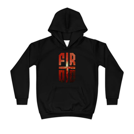 Hoodie regular zwart - kids - FR010