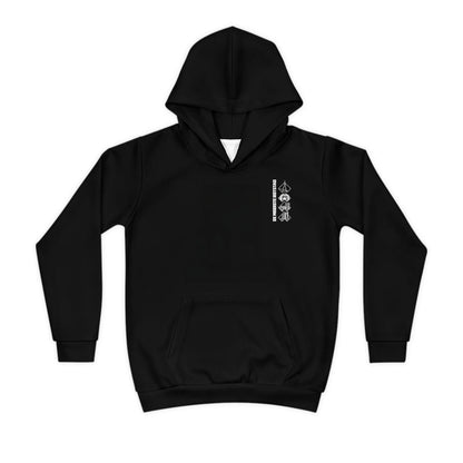 Hoodie regular zwart - kids - De Mooiste Rotstad