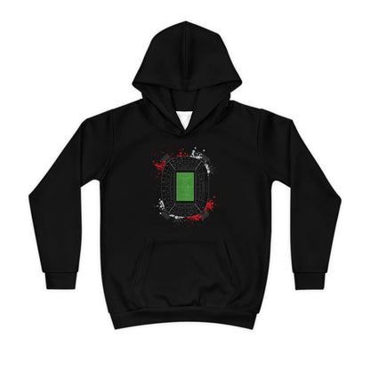Hoodie regular zwart - kids - Rood wit Kuip