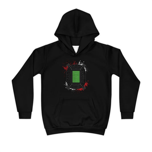 Hoodie regular zwart - kids - Rood wit Kuip