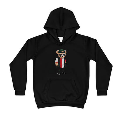 Hoodie regular - kids - Hand in zakken beer