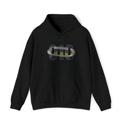 Hoodie relax zwart - 010 Stadion