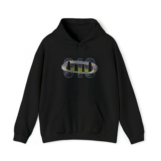 Hoodie relax zwart - 010 Stadion