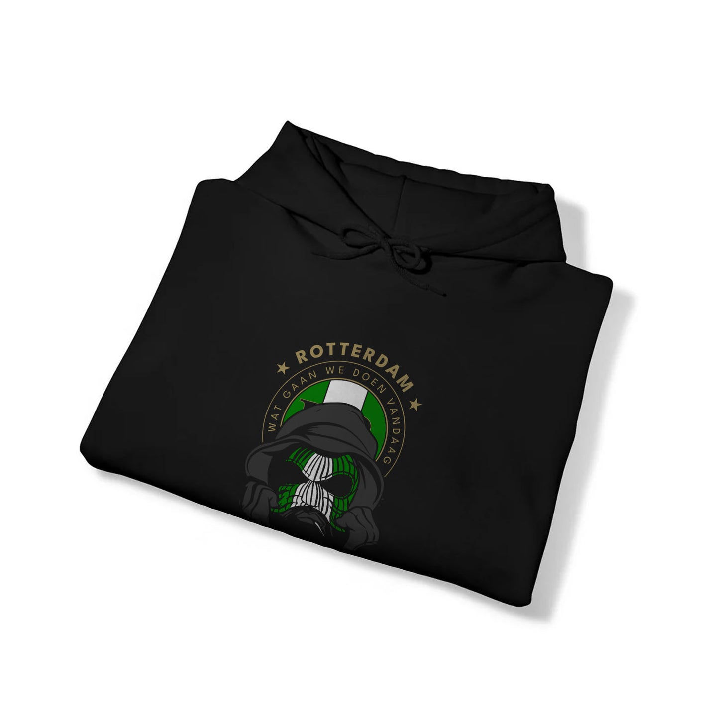 Hoodie relax zwart - FR masker