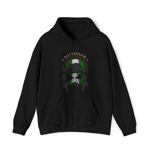 Hoodie relax zwart - FR masker