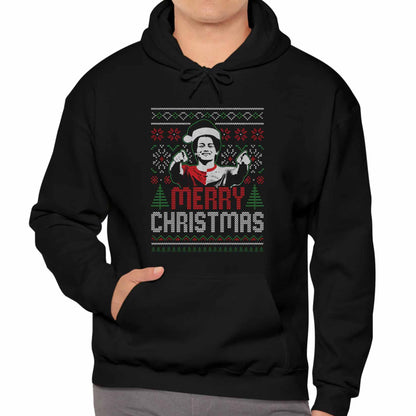 Kerst hoodie relax zwart - Ayase Merry Christmas