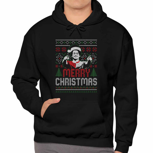 Kerst hoodie relax zwart - Ayase Merry Christmas