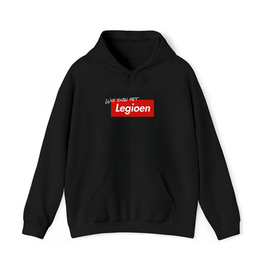 Hoodie relax zwart - Wij zijn het Legioen