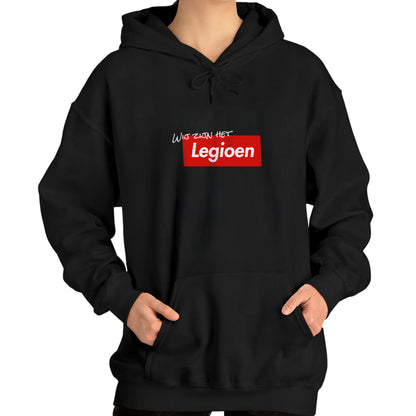 Hoodie relax zwart - Wij zijn het Legioen