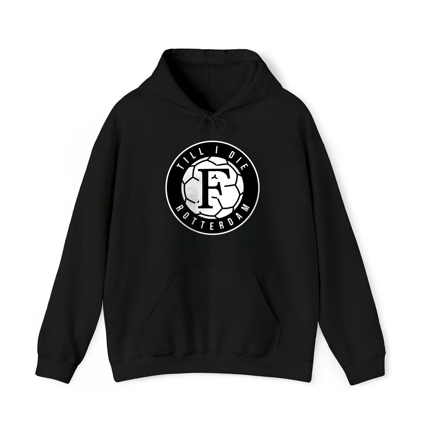 Hoodie relax zwart - F Till I Die Rotterdam