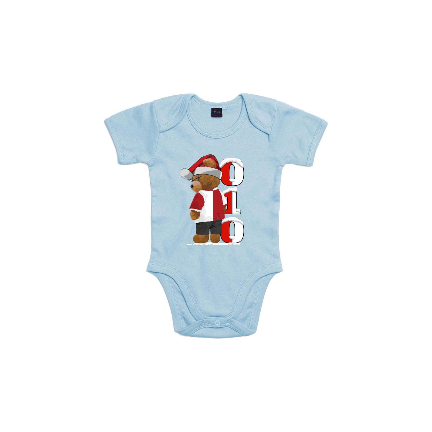 Rompertje baby - 010 beer kerstmuts